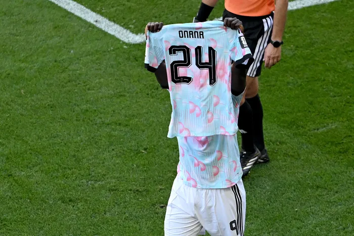 Romelu Lukaku con la camiseta de Amadou Onana, de Bélgica, el 6 de julio, en el estadio  Lumen Field de Seattle. Foto: David Ramos, Getty Images, AFP