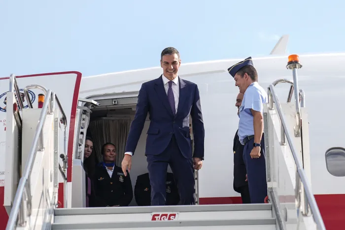 Pedró Sánchez, el 7 de julio, en Ankara. · Foto: AFP