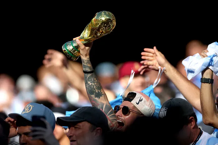 Durante el partido entre Argentina y Suiza, el 12 de julio , en Kansas. · Foto: Lars Baron, Getty Images, AFP