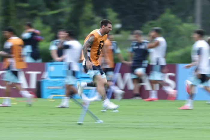 Entrenamiento en el Centro de Entrenamiento del Atlanta United en Atlanta, el 14 de julio · Foto: Thomas Coex, AFP