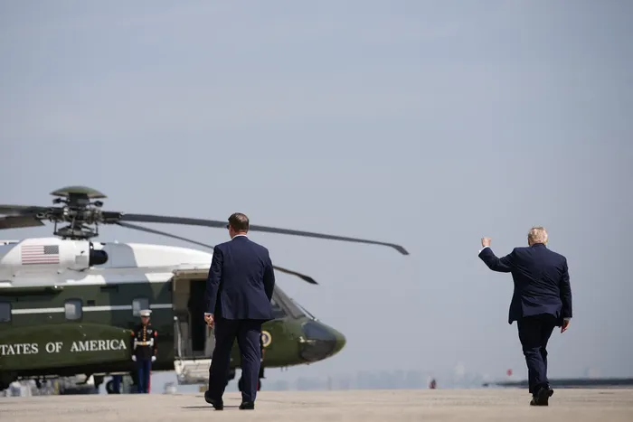 Donald Trump, el 16 de julio, en Washington. · Foto: Andrew Harnik / AFP