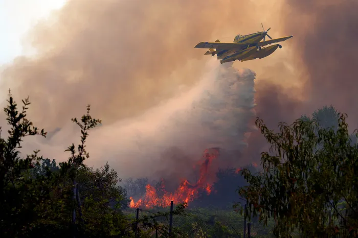 Incendios forestales en San Martín de Valdeiglesias, el 26 de julio. Foto: César Manso, AFP