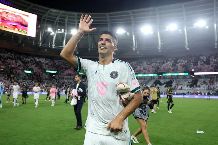 Luis Suárez, de Inter Miami, el 1° de agosto, en el Nu Stadium de Miami, Florida. · Foto: Leonardo Fernández, Getty Images, AFP