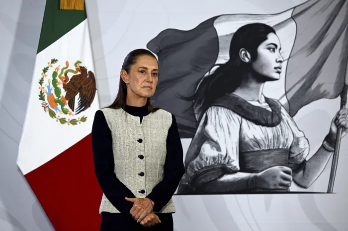 La presidenta de México, Claudia Sheinbaum. (archivo, agosto de 2026) · Foto: Alfredo Estrella, AFP