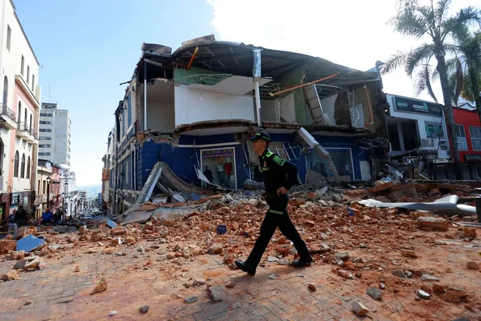 Terremoto en Manizales, Colombia, el 10 de agosto. · Foto: Jonh Bonilla, AFP