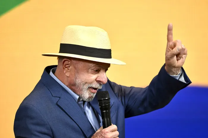 El presidente de Brasil, Luiz Inácio Lula da Silva, en Brasilia. · Foto: Evaristo Sa, AFP