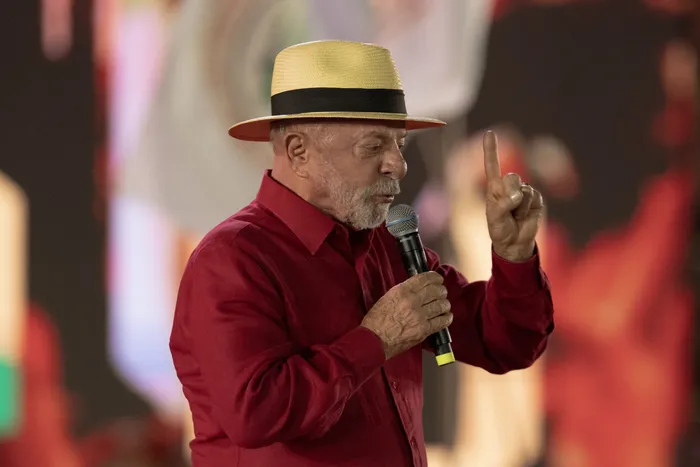 Luiz Inácio Lula da Silva, el 4 de octubre, en Belo Horizonte. Foto: Douglas Magno, AFP