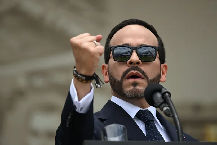 Abelardo de la Espriella, en Bogotá (archivo, agosto de 2026) · Foto: Raúl Arboleda, AFP