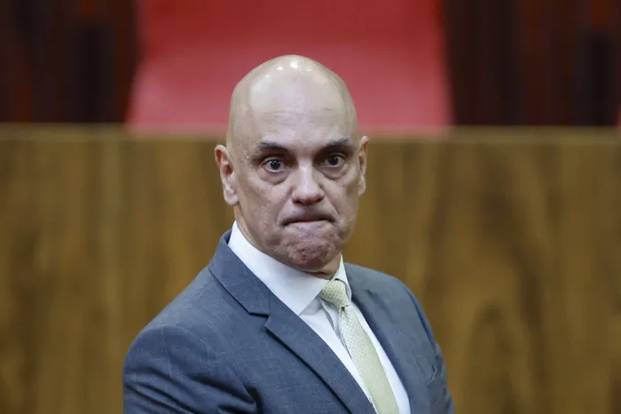 Alexandre de Moraes, el 12 de mayo, en Brasilia. Foto: Sergio Lima, AFP