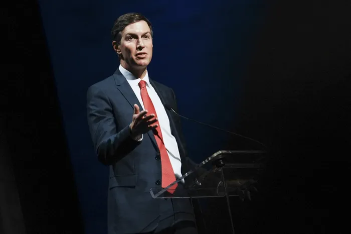 Jared Kushner, en Nueva York, el 23 de setiembre. · Foto: Ryan Murphy, Getty Images, AFP