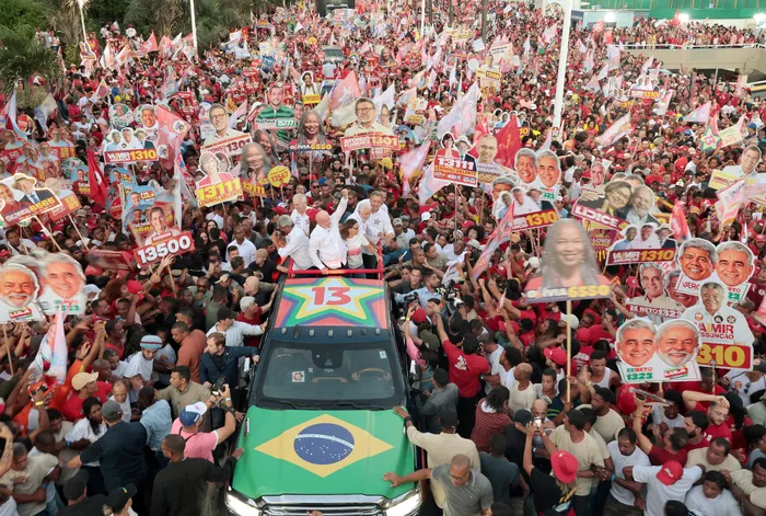 Luiz Inácio Lula da Silva, el martes, en Salvador de Bahía. Foto: Antonello Veneri, AFP