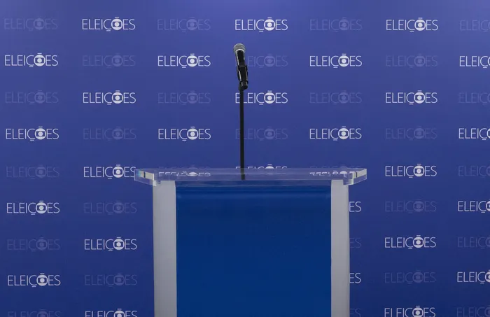 Estudios de TV Globo tras la cancelación del debate presidencial, en Río de Janeiro, Brasil, el 1 de octubre de 2026. · Foto: Pablo Porciúncula, AFP