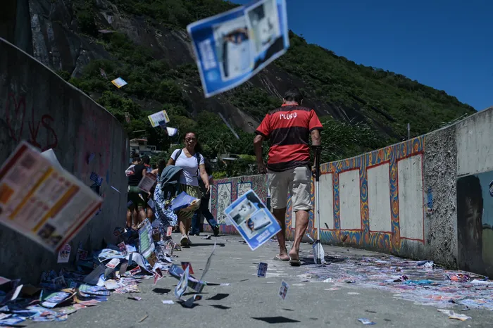 Río de Janeiro, el 4 de octubre, durante las elecciones. Foto: Tercio Teixeira, AFP