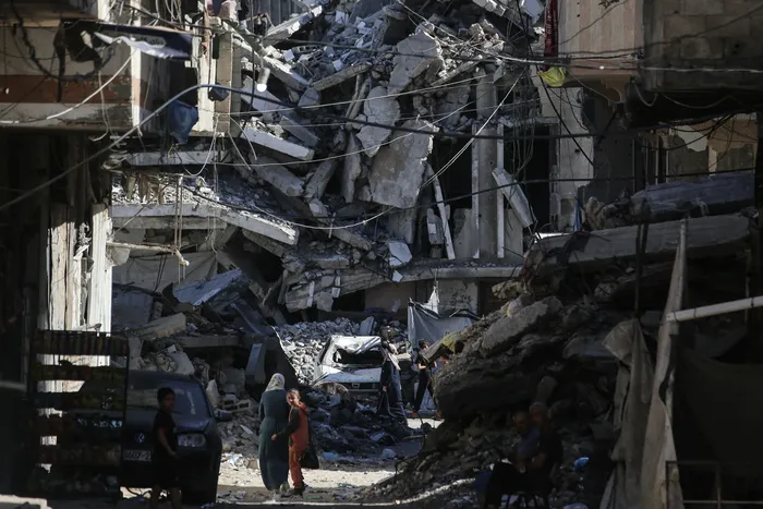 Campo de refugiados en Jabalia, el lunes, en el norte de la Franja de Gaza. Foto: Bashar Taleb, AFP