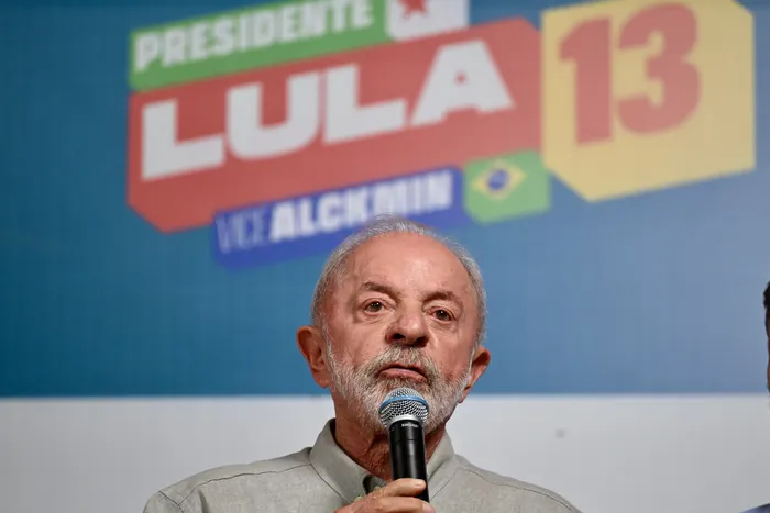 Luiz Inácio Lula da Silva, el 6 de octubre, en Brasilia. Foto: Evaristo Sa, AFP