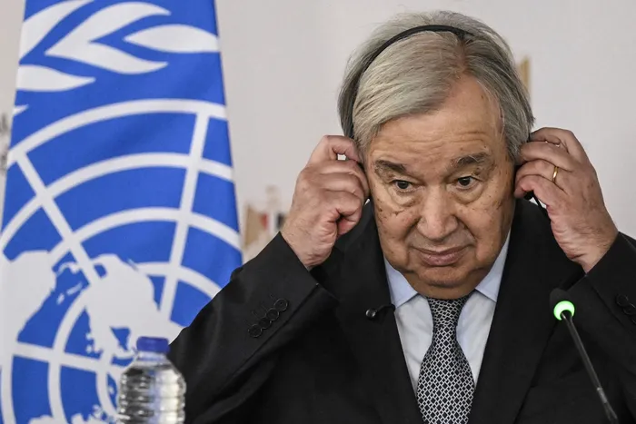 El secretario general de la ONU, António Guterres. · Foto: Khaled Desouki, AFP