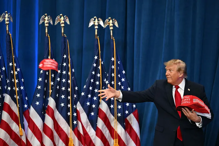 Donald Trump, el 28 de octubre, en Texas. Foto: Kent Nishimura, AFP