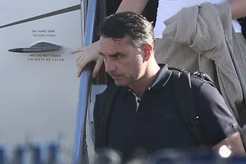 Flávio Bolsonaro, el 28 de octubre, en Miami · Foto: AFP
