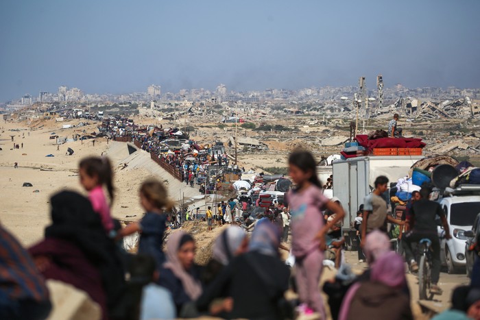 Nuseirat, el 14 de setiembre, en la Franja de Gaza. · Foto: Eyad Baba, AFP
