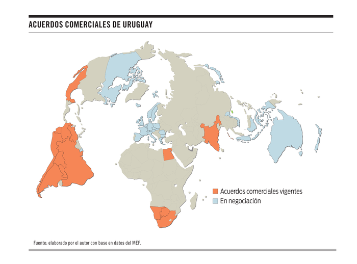Foto principal del artículo 'Gráfico de la semana | La potencial apertura comercial de Uruguay'