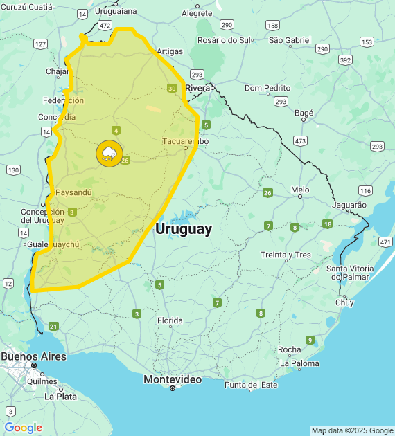 Alerta amarilla 26/5 16.35
