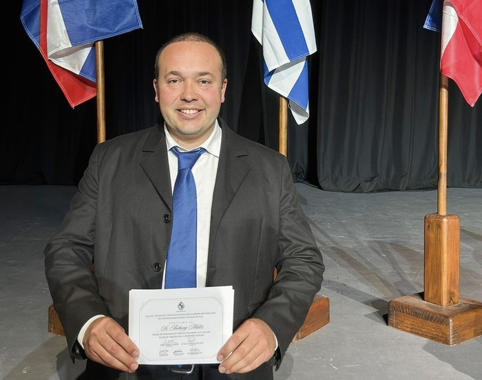 Anthony Müller, alcalde de Cufré. · Foto: Difusión