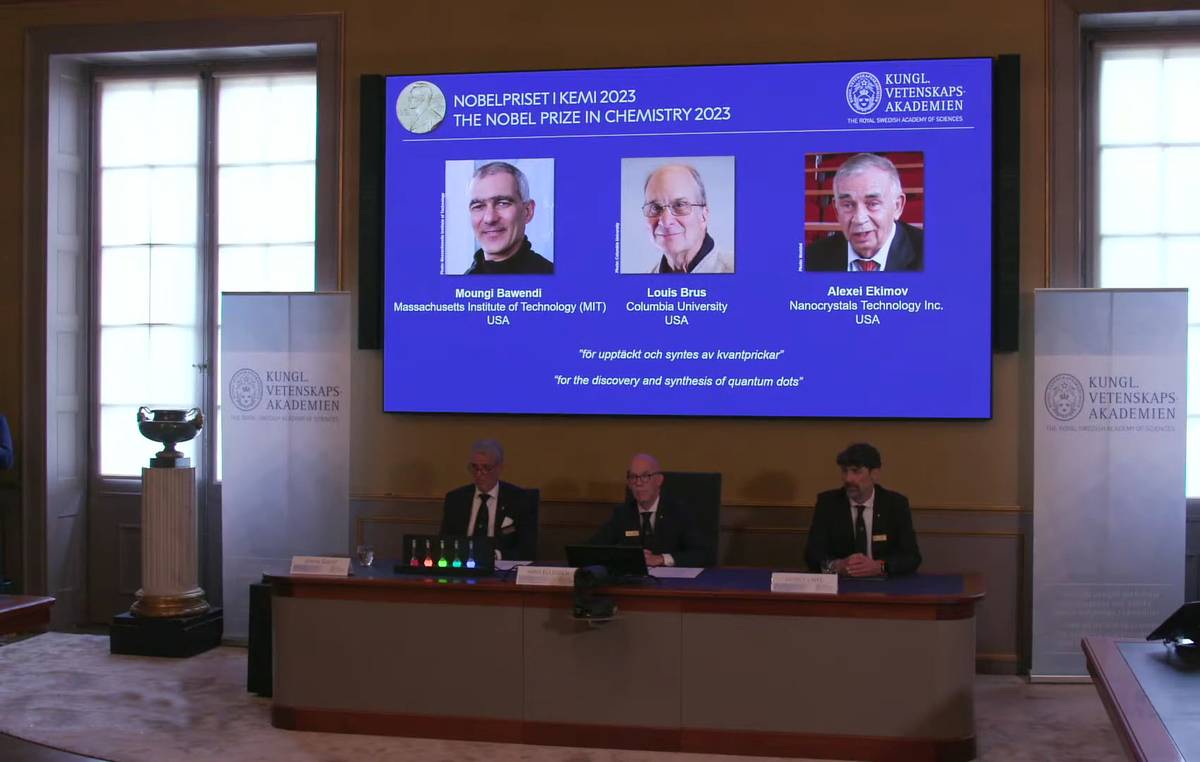 Premio Nobel De Química 2023 Fue Para Tres Investigadores De La Nanociencia Por Descubrir Y