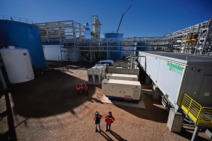Planta de extracción de litio en el salar Centenario Ratones, Salta, Argentina, el 4 de julio de 2024. · Foto: Luis Robayo, AFP