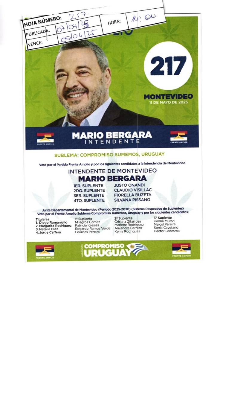 lista Bergara