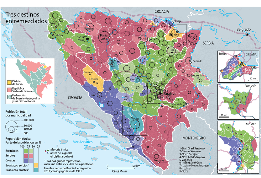 Le Monde 03 - En Bosnia, el arte de continuar la guerra