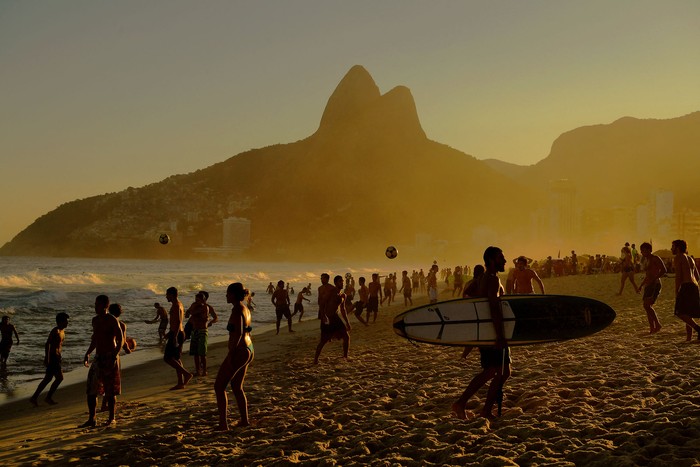 Playa de Ipanema, en Río de Janeiro, Brasil (archivo, junio de 2019). · Foto: Carl de Souza, AFP