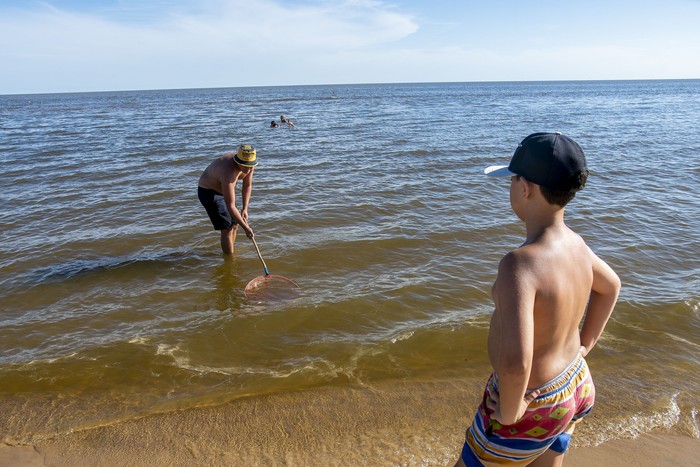 Playa Fomento en la Costa del Inmigrante, Colonia. (Archivo, enero de 2024) · Foto: Ignacio Dotti