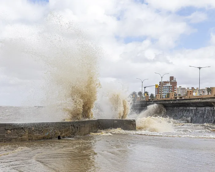 Rambla de Montevideo, el 21 de setiembre. · Foto: Nadia Iula
