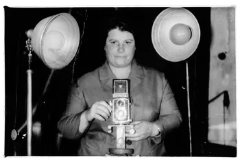 Autorretrato. Década de 1950 (aprox.), archivo Casa Dominga, Odesa Lagazeta. · Foto: Odesa Lagazeta