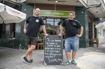 Santiago Curto y Gastón Ruiz Díaz. · Foto: Gianni Schiaffarino