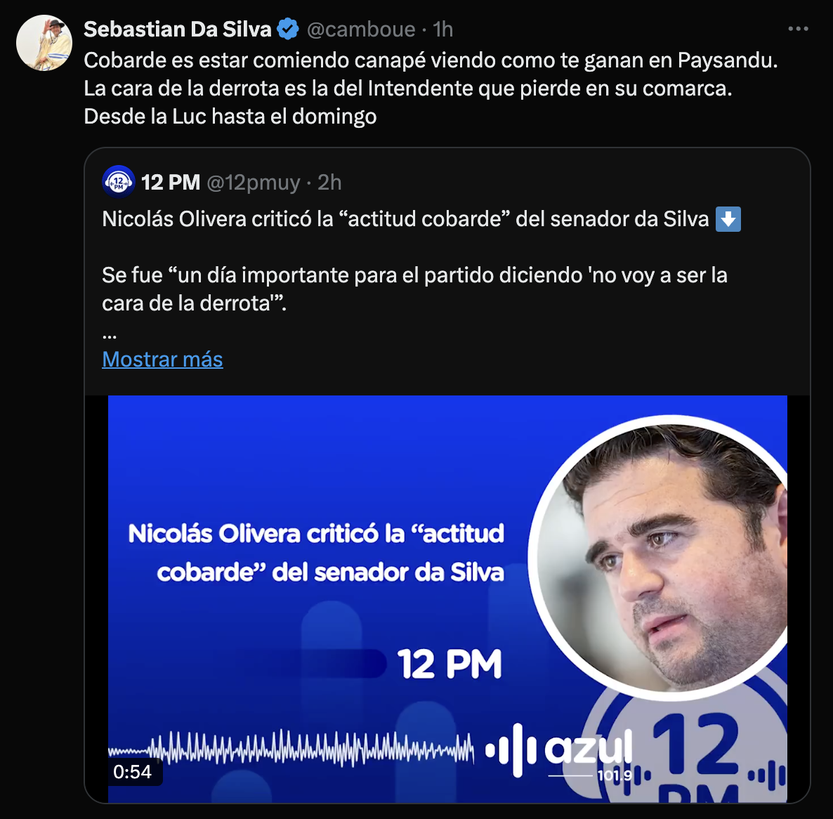 tuit da silva olivera