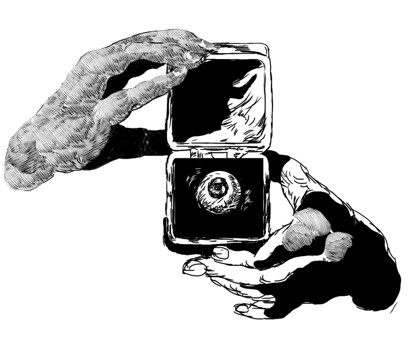 Ilustración ojo miradas