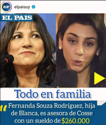 Foto principal del artículo 'Es falso que la hija de Blanca Rodríguez trabaje como asesora de Carolina Cosse'