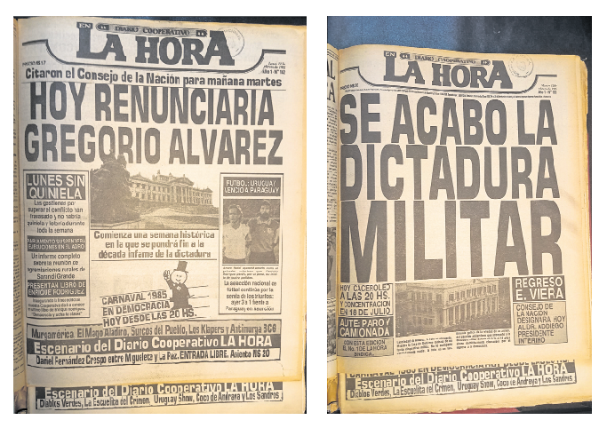 Prensa de 1985.