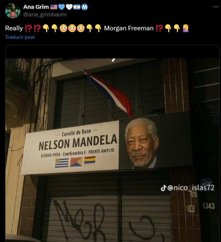 x mandela fake