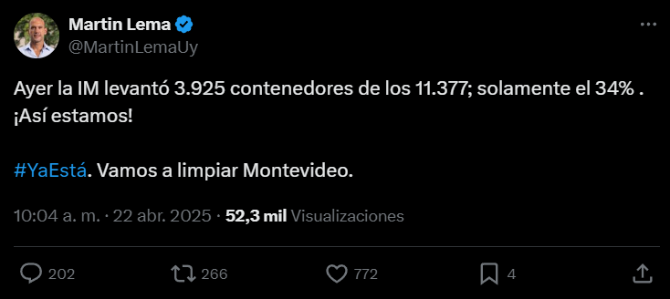 tuit lema basura