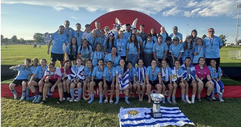 Foto principal del artículo 'Campeonas de la selección sub 14 de ONFI fueron reconocidas en la Junta Departamental de Maldonado' · Foto: Embajada de Estados Unidos