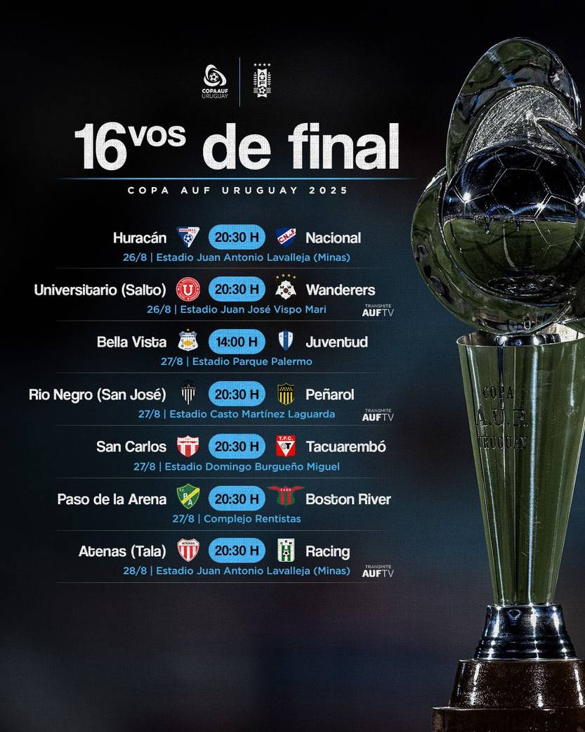 segunda tanda copa uruguay