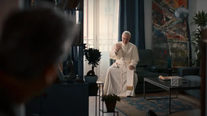 _Que Dios perdona a todos_. · Foto: Captura