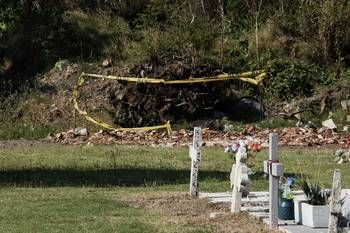 Cementerio de Carmelo, el 14 de enero. · Foto: Martina Larrama