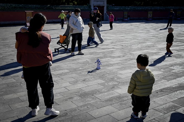 Parque de Pekín. · Foto: Wang Zhao, AFP