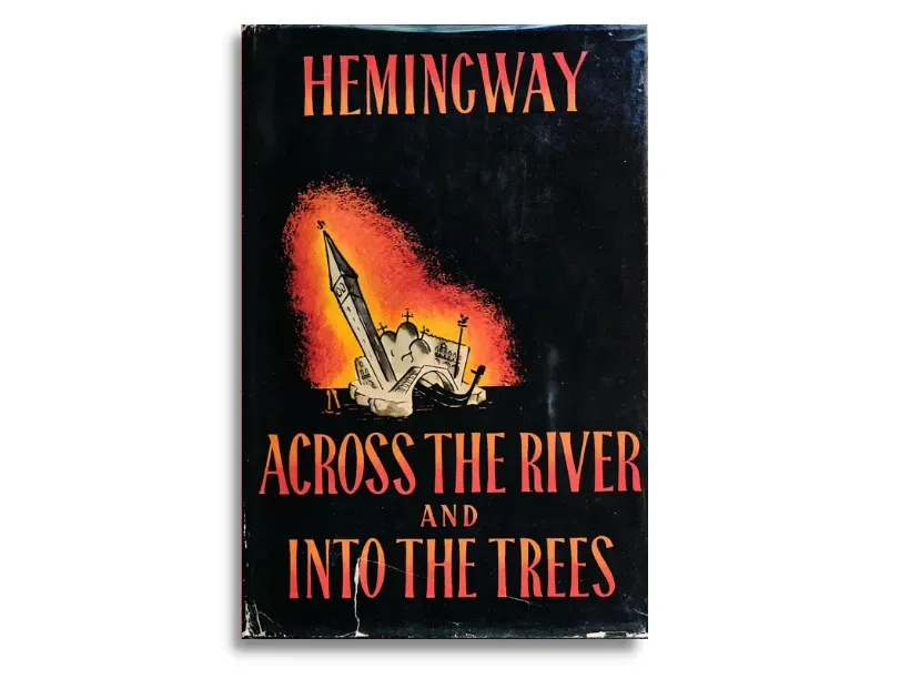 Hemingway, across the river, tapa editada