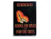 Hemingway, across the river, tapa editada