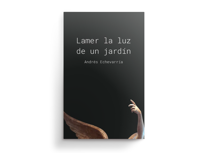 Lamer la luz de un jardín, tapa editada