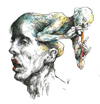 Foto principal del artículo 'Donde eres invisible y nadie te necesita' · Ilustración: Ramiro Alonso